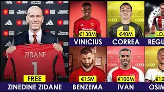 NEW CONFIRMED & RUMOURS TRANSFERS WINTER 2024🔥 ZIDANE TO MAN UNITED , VINICIUS JR TO MAN UNITED...