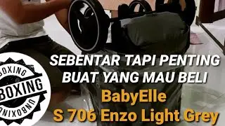 Stroller BabyElle S 706 Enzo Light Grey&nbsp;- Unboxing