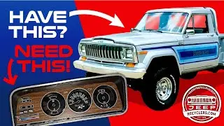 Restored 1963-85 Full Size Jeep Instrument Gauge Clusters
