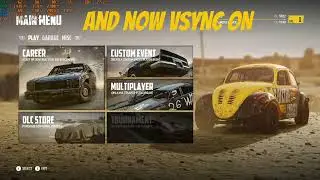 WRECKFEST the difference between vsync on and vsync off btw, my gpu GTX 750 TI