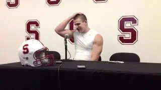 Coby Fleener Talks About Stanford's Pro Day