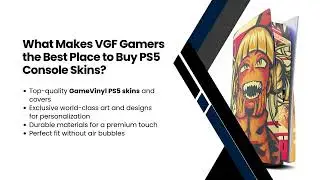 PS5 Console Skins|Vinyl Console Skins for PS5|GameVinyl PS5 Skins