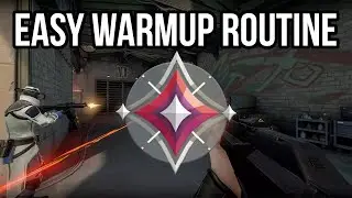 Simple  Valorant warmup aim routine to boost you to radiant #shorts #valorant