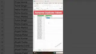 👉 Remove Duplicates in Excel with UNIQUE Formula | Easy Guide #fousingiude #Excel #UNIQUE #ExcelTips