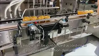 Automatic radish,pickles packing machine line with weighing filling,liquid filler,jar sealer,labeler