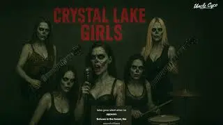 CRYSTAL LAKE GIRLS - SILENT KILLER #psychobilly #horror #jasonvoorhees #funny #music #aivideo