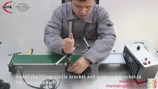 Digitally Controlled Liquid Filling Machine with Conveyor Unboxing and Installation