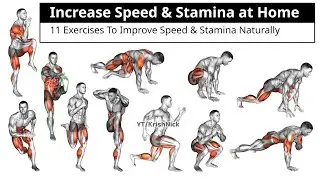 Increase Speed & Stamina at Home | 11 Exercises To Improve Speed & Stamina Naturally