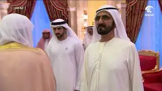 محمد بن راشد يستقبل أصحاب الفضيلة العلماء والوعاظ