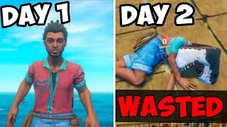 First Time Playing Raft, But Its Hardcore 1 Life Only!