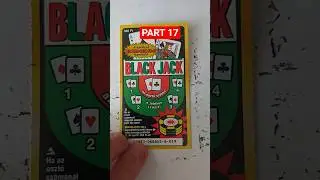 BLACK JACK SCRATCHER TICKET - PART 17 #shorts #reels #foryou #scratcher #2025 #lottery #blackjack