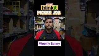 Blinkit Picker Earning | Blinkit Picker Salary | Picker Weekly Earning #youtubeshorts #viralshorts