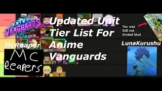 Update Unit Tier List FT(LunaKurushu)