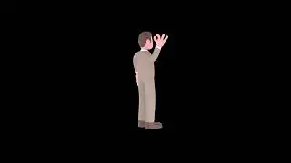 3D Cartoon Lawyer Character Turntable | Pouting Attorney Making &ldquo;OK&rdquo; Hand Gesture