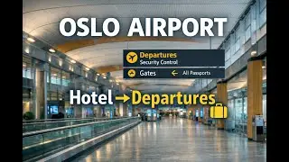 Oslo Airport Walk: Radisson Blu to Departure Area (Step-by-Step Guide)