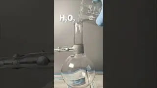 KMnO4 + H2O2: Potassium permanganate + Hydrogen peroxide