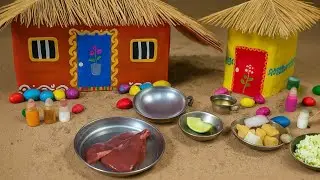 miniature liver fry|liver kabobs|miniature cooking|mini cooking|tiny foodies|mom's miniature foodies