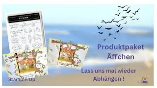 Anleitung - Inliegende Treppenkarte - Produktpaket &Auml;ffchen - Stampin'Up!