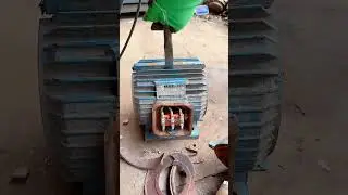 Disassemble Of Three Phase Induction Motor for Recycling #motor #inductionmotor #dismantle