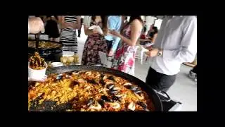 Beautiful wedding cater by Spanish Paella Brisbane