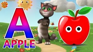 ABC Song Phonics - Toddler Learning Video, A for Apple🍎 Baby Nursery Rhyme, Alphabet Song, ABCD Song