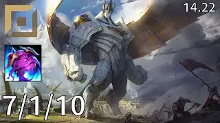 Galio Top vs Akali - EUW Master | Patch 14.22