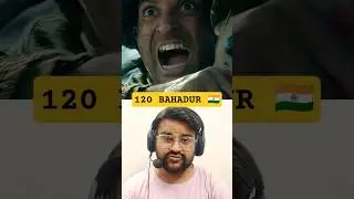 120 BAHADUR 🇮🇳 #bindaasbhartii #reactionchannel #movie #bollywood #respect #trending #army