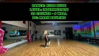 Краткий обзор и демоверсия Rude Dude Line Dance | Seattle Line Dance