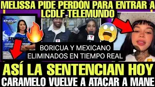 SPOILER SENTENCIA HOY | CARAMELO ATACA A MANE | MELISSA PIDE PERDÓN Avance 51 EXATLON ESTADOS UNIDOS