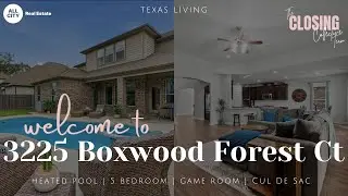 Large Family Home Tour in Conroe TX | Pool + Spa | Cul-de-Sac Living