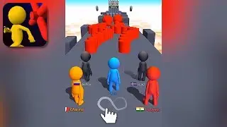 Human Runner 3D - Gameplay Showcase (iOS)