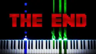 C418 - The End (from Minecraft Volume Beta) - Piano Tutorial