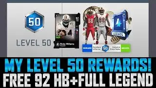 MAX LEVEL 50 REWARDS IN MUT 19! | FREE 92 OVR HB + FULL LEGEND! | MADDEN 19 ULTIMATE TEAM