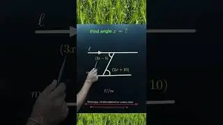 Find out  x #angle #math  #class10 #class7 #triangle  #geometry  #mritunjaylectures
