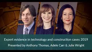 Expert Evidence in Technology and Construction Cases 2019
