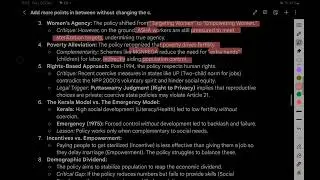 Policy and control population 