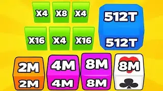 Jelly Run 2048 SHOWDOWN Gameplay | 3 Shapes Mega Race | 512M vs 16B vs 4T vs 8Q Battle | PART 5