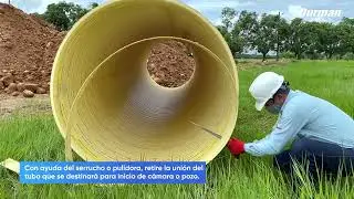 Instalación eficiente de tuberías de alcantarillado PVC Rib Steel | Durman by aliaxis