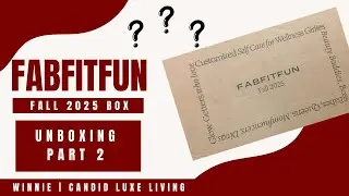 @FABFITFUN Late Fall Box 2025 Subscription Box Unboxing