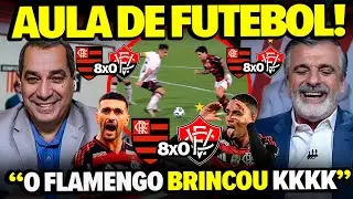 Pascoal e Zinho PERDERAM O CONTROLE com CHOCOLATE HIST&Oacute;RICO de Flamengo 8x0 Vit&oacute;ria e SE RENDERAM!