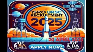 ISRO JRF & RA भर्ती 2025  #trending #job #governmentjobs #jobalert #viralvideo #careeropportunities