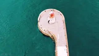 South Shields Pier Drone Footage