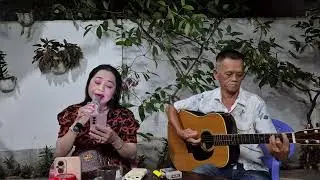 Vọng Gác Đêm Sương,cover Ngọc Yến,guitar Tỷ sùn