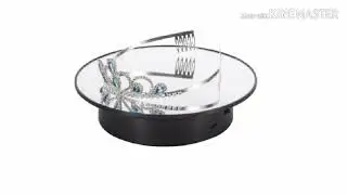 Display putar pajangan etalase rak stand hp batu akik cincin tenaga baterai listrik Bestsell