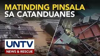 Bagyong Uwan, nag-iwan ng matinding pinsala sa isla ng Catanduanes