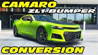 CAMARO LT1 -- IKON ZL1 FRONT BUMPER CONVERSION -- PART 16 -- CARS AND CREATORS