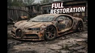 Bugatti Chiron FULL Restoration | From Abandoned Rusted Wreck to Stunning Supercar Reveal!