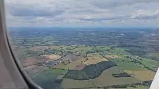 Flying over Cannock chase Otherton in distance