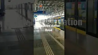📸🚂New metro station Malad west #yellowline #allinonejb #viral #mumbai #shorts