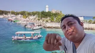 Paseando por el malecón de Cozumel 